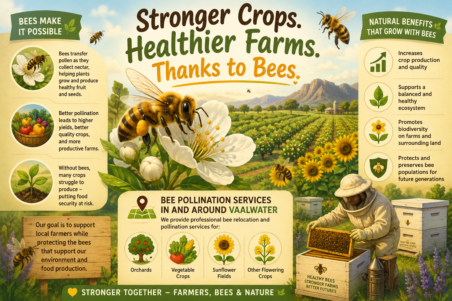 Bee pollination service